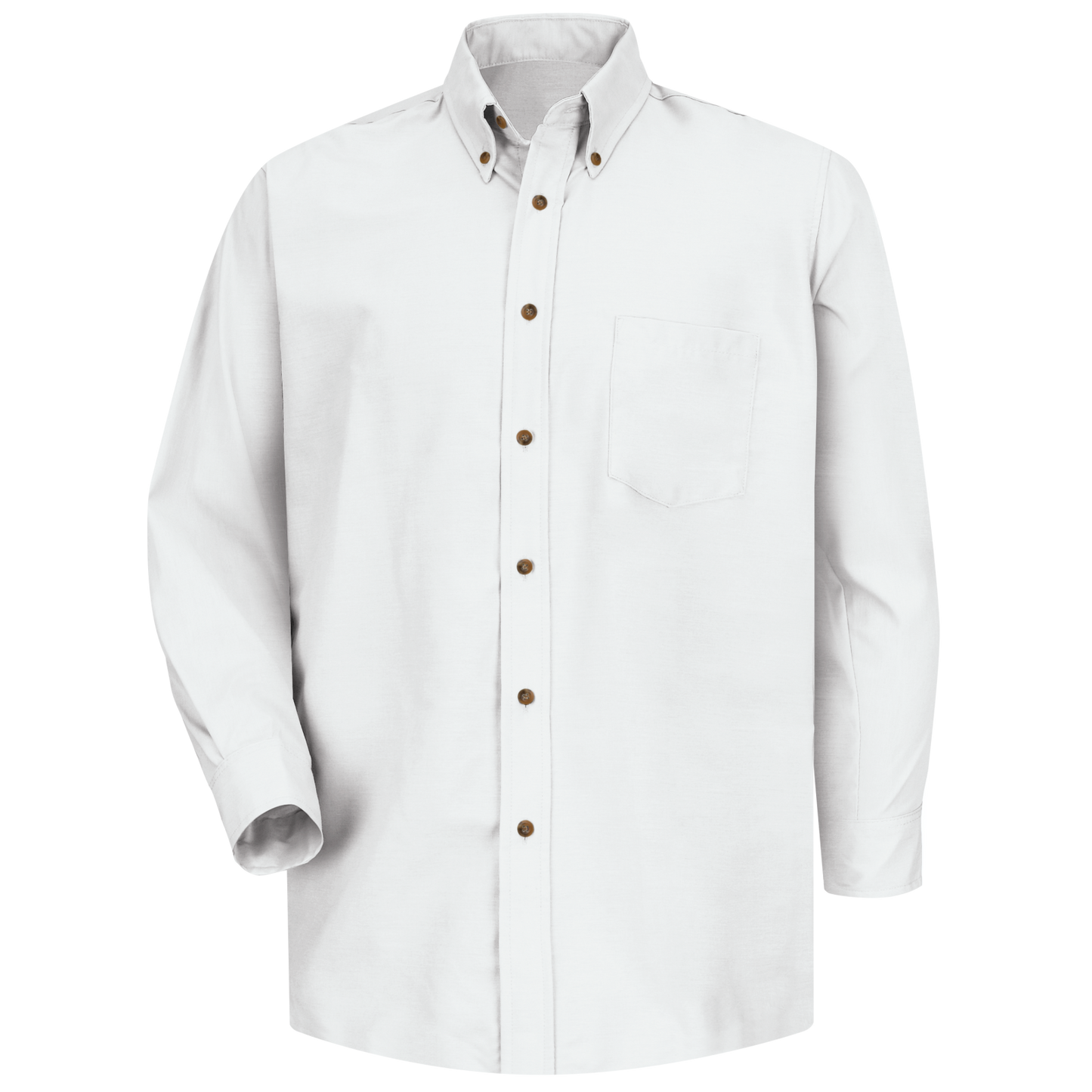 Red Kap Men's Long Sleeve Poplin Dress Shirt