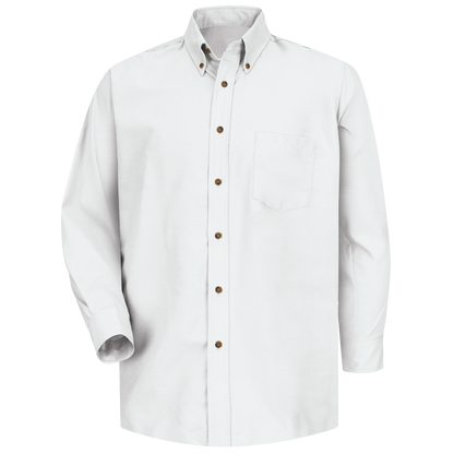 Red Kap Men's Long Sleeve Poplin Dress Shirt