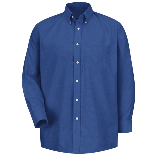 Red Kep Men's Long Sleeve Executive Oxford Dress Shirt -French Blue