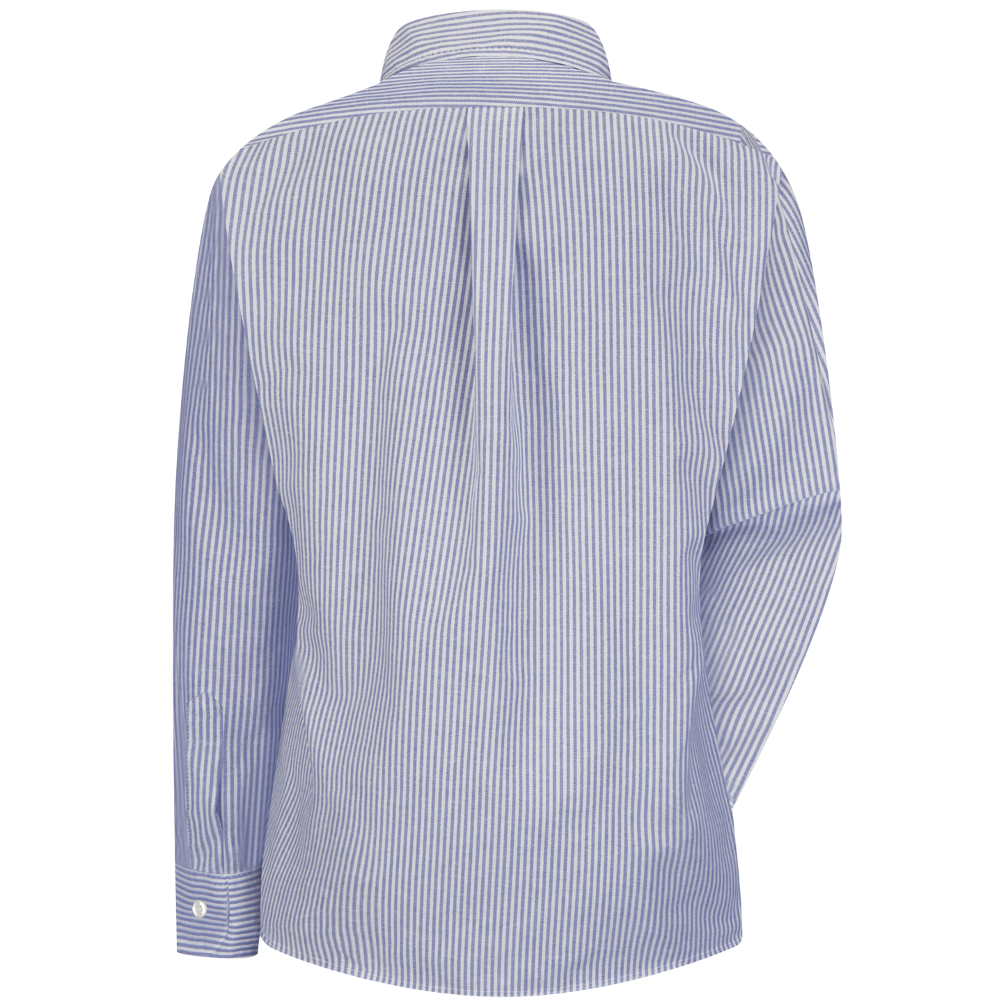 Red Kap Women's Long Sleeve Executive Oxford Dress Shirt-Blue / White Stripe