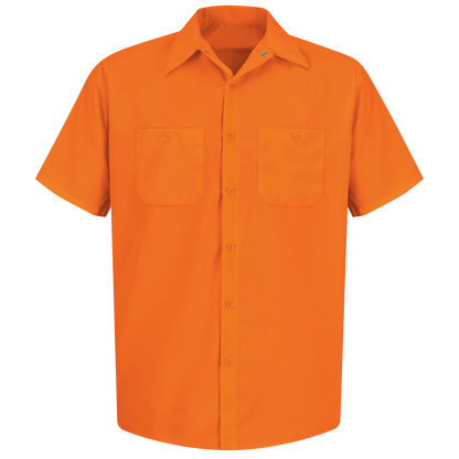 Red Kap Short Sleeve Enhanced Visibility Work Shirt