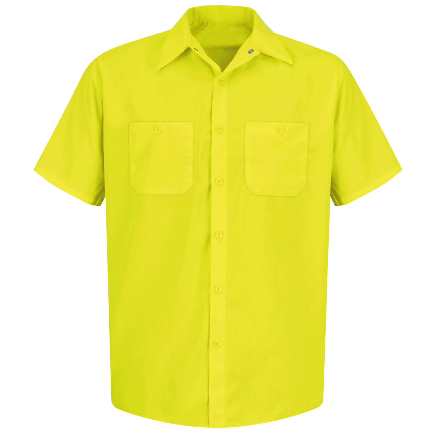 Red Kap Short Sleeve Enhanced Visibility Work Shirt