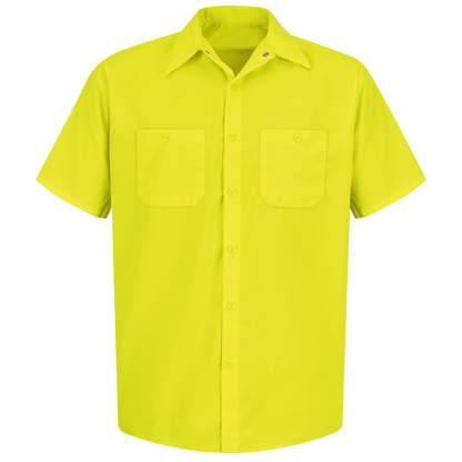 Red Kap Short Sleeve Enhanced Visibility Work Shirt