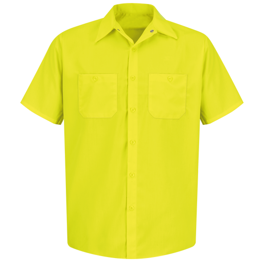 Red Kap Short Sleeve Enhanced Visibility Work Shirt