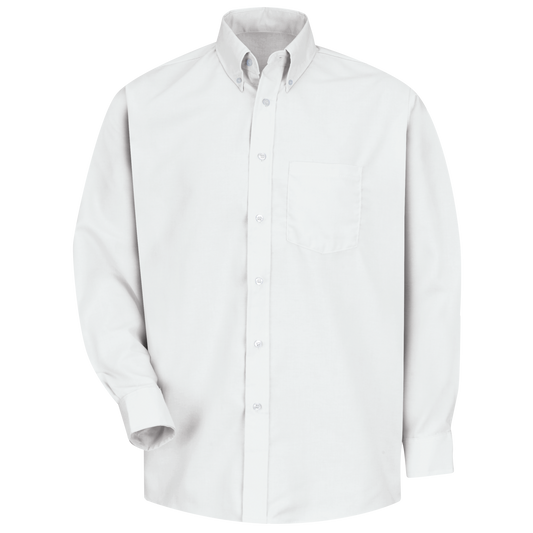 Red Kap Men's Long Sleeve Easy Care Dress Shirt-White