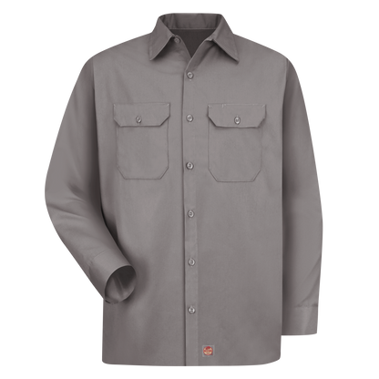 Red Kap Men's Long Sleeve Utility Uniform Shirt