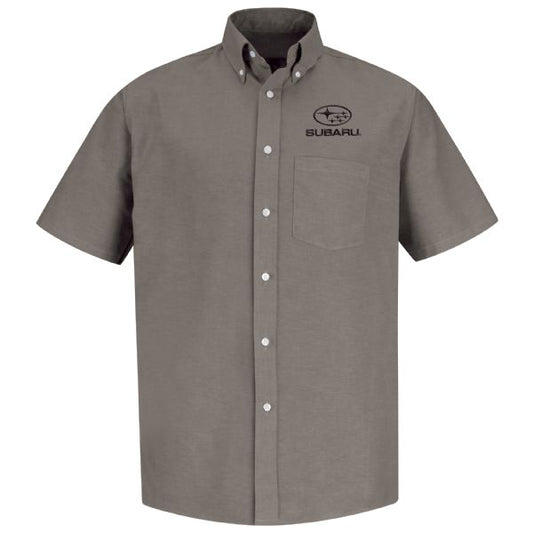 Subaru Men's Short Sleeve Executive Oxford Dress Shirt