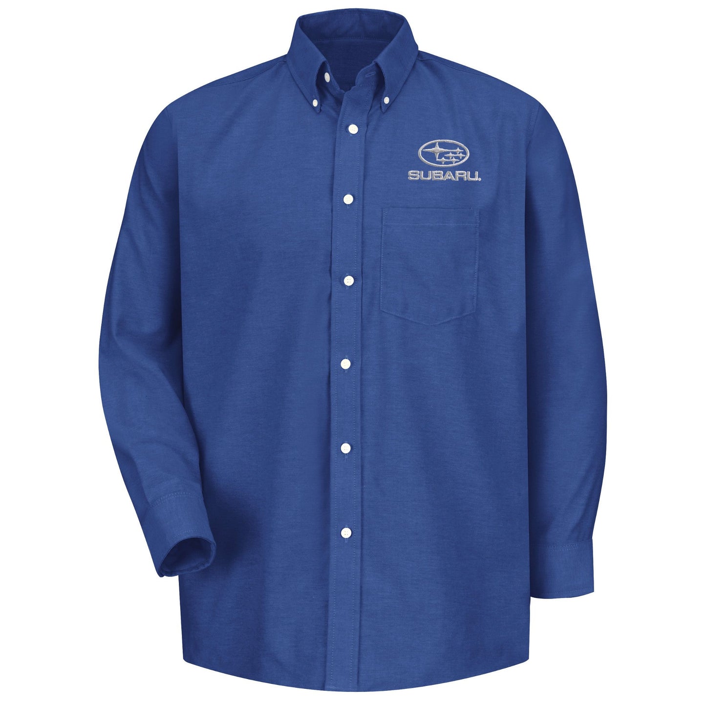 Subaru Men's Long Sleeve Executive Oxford Dress Shirt - French Blue