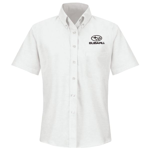 Subaru Women's Short Sleeve Executive Oxford Dress Shirt