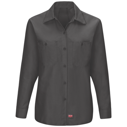 Red Kap Women's Long Sleeve Work Shirt with MIMIX®