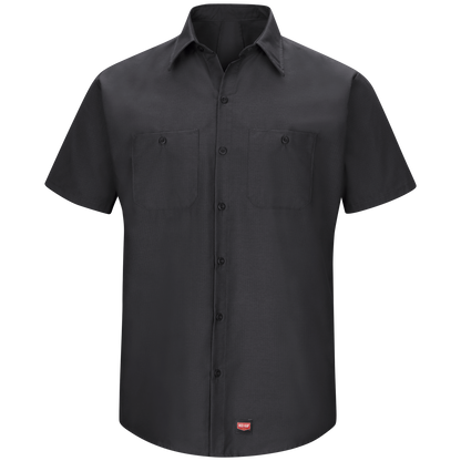 Red Kap Men's Short Sleeve Work Shirt with MIMIX®