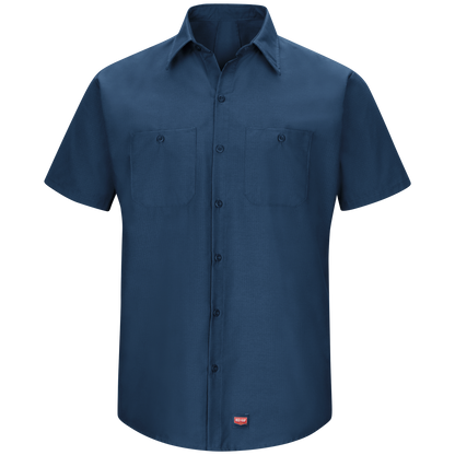 Red Kap Men's Short Sleeve Work Shirt with MIMIX®