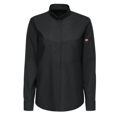 Red Kap Women's Long Sleeve Performance Pro+ Work Shirt with OilBlok + MIMIX®