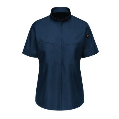 Red Kap Women's Short Sleeve Performance Pro+ Work Shirt with OilBlok + MIMIX®