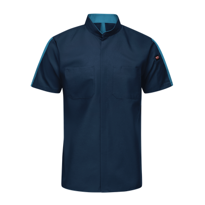 Red Kap Men's Short Sleeve Pro+ Work Shirt with OilBlok and MIMIX®