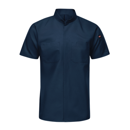 Red Kap Men's Short Sleeve Pro+ Work Shirt with OilBlok and MIMIX®