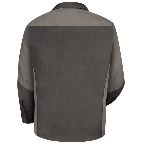 Camisa de manga larga con cuello redondo de Chevrolet - Gris carbón