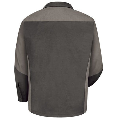 Camisa de manga larga con cuello redondo de Chevrolet - Gris carbón