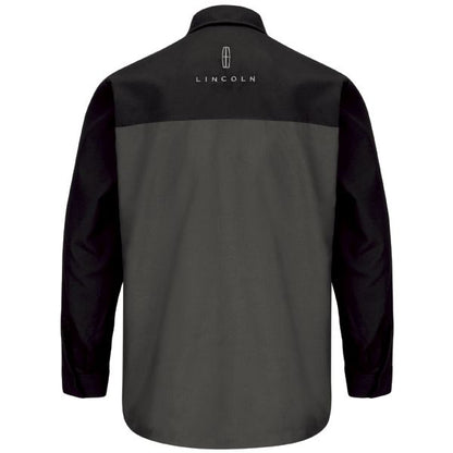 Lincoln Long Sleeve Technician Shirt - Black / Charcoal