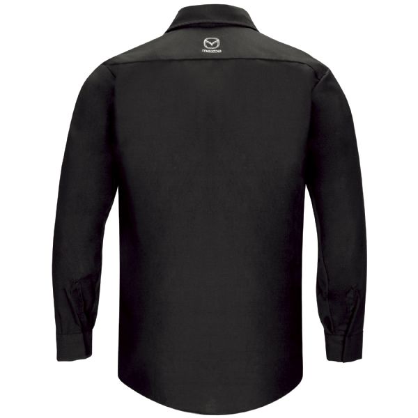 Mazda Long Sleeve Technician Shirt - Black