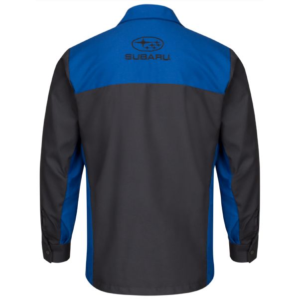 Subaru Technician Shirt  - Royal Blue / Charcoal