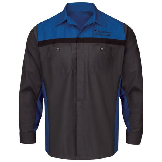 Subaru Technician Shirt  - Royal Blue / Charcoal