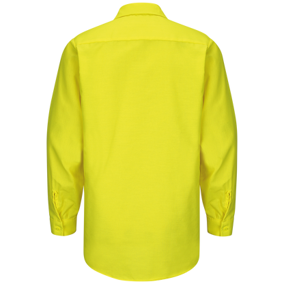 Red Kap Long Sleeve Enhanced Visibility Ripstop Work Shirt