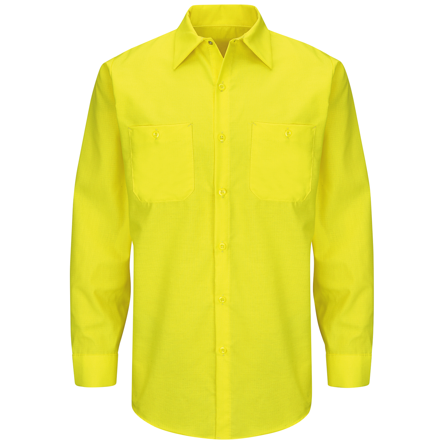 Red Kap Long Sleeve Enhanced Visibility Ripstop Work Shirt