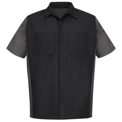 Red Kap Men's Short Sleeve Two-Tone Crew Shirt