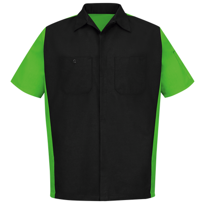 Red Kap Men's Short Sleeve Two-Tone Crew Shirt