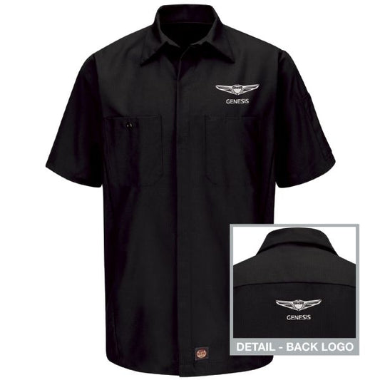 Genesis® Men's Short Sleeve Technician Shirt - Black - SY20GN