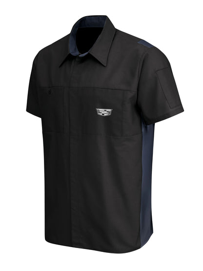 Cadillac Short Sleeve Technician Shirt - Black