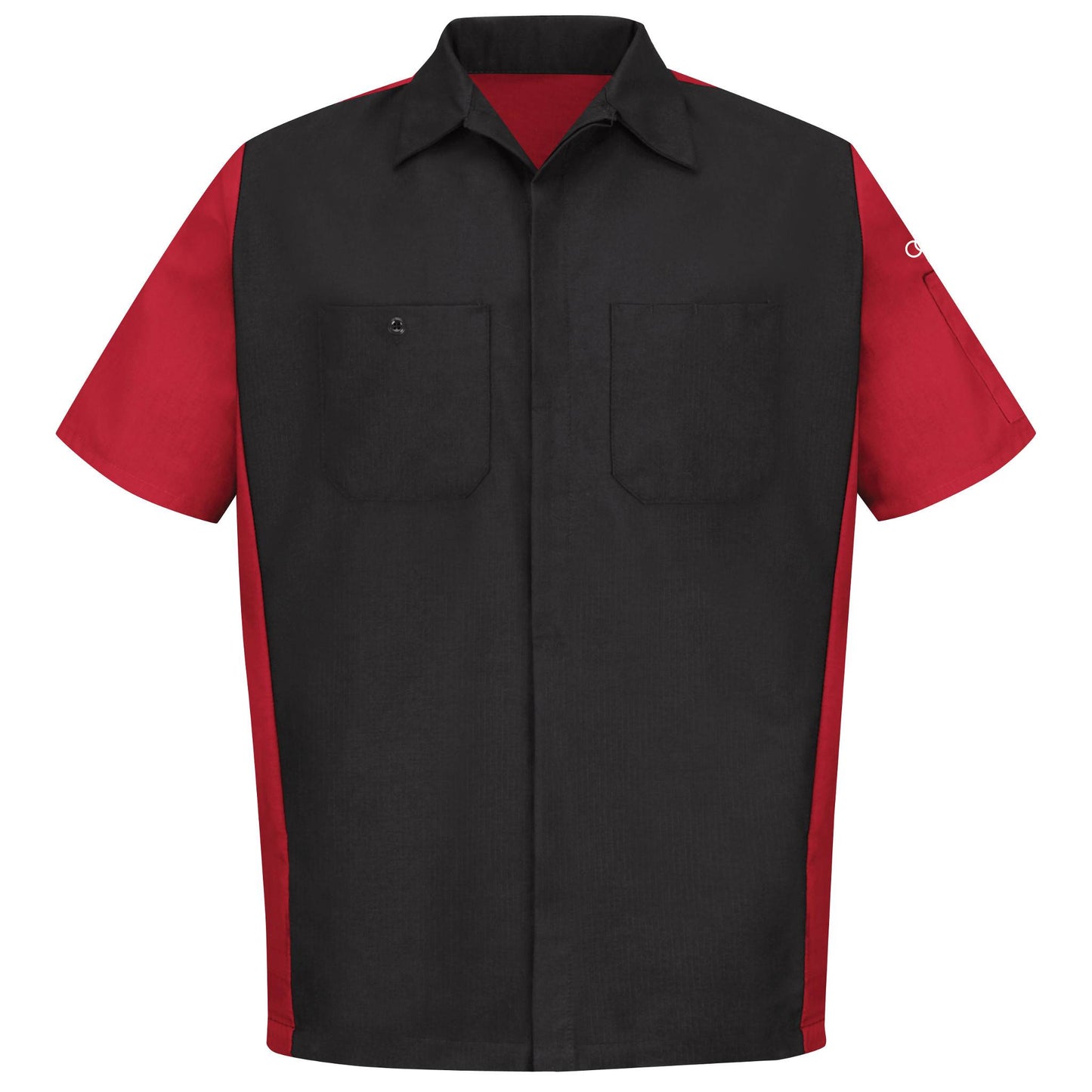 Audi® Short Sleeve Technician Shirt-Black / Red