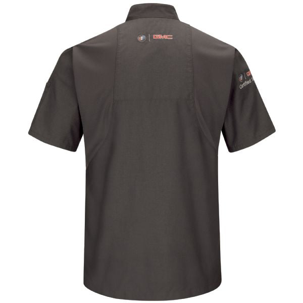 Camisa técnica de manga corta Buick GMC: color carbón con detalles en gris