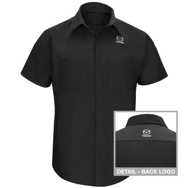 Mazda Short Sleeve Technician Shirt  - Black