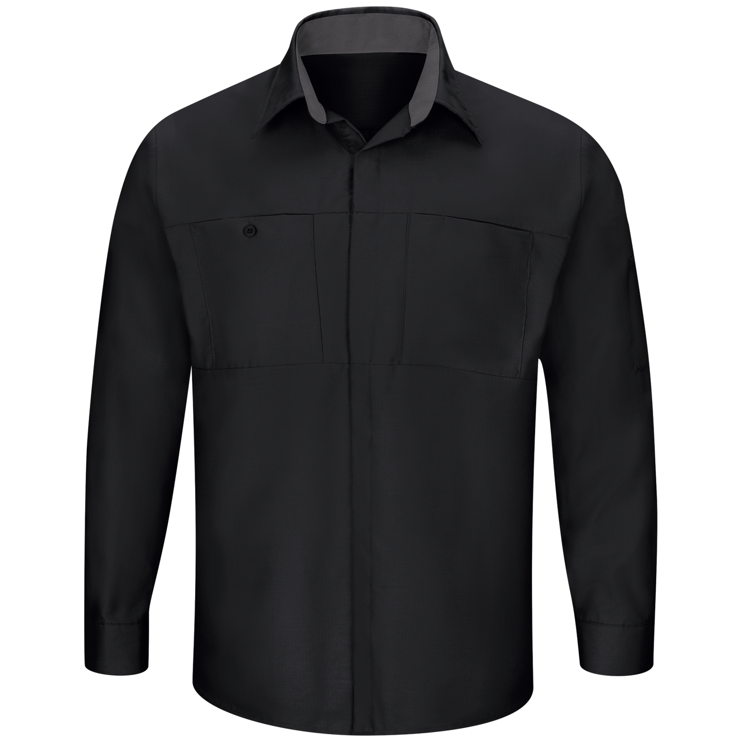 Red Kap Men's Long Sleeve Performance Plus Shop Shirt with OilBlok Technology