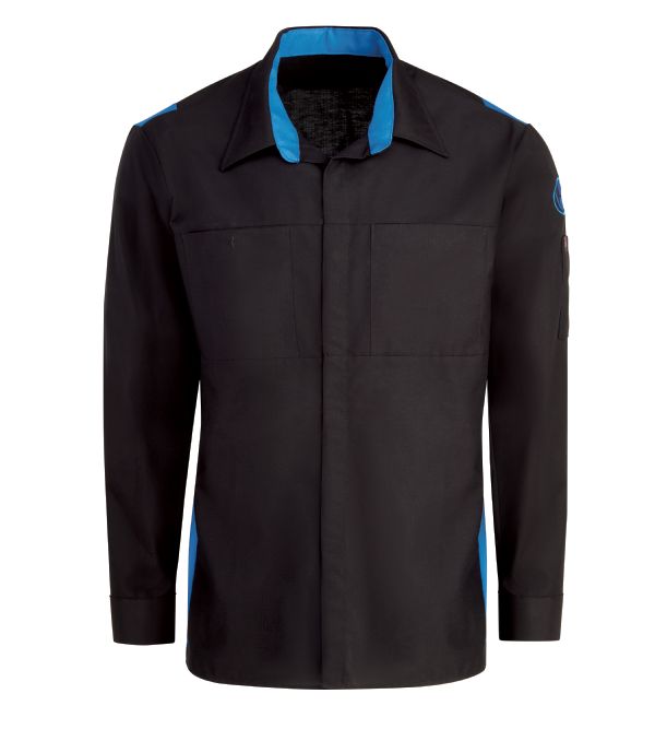 Volkswagen Long Sleeve OilBlok Technician Shirt - Black / Royal