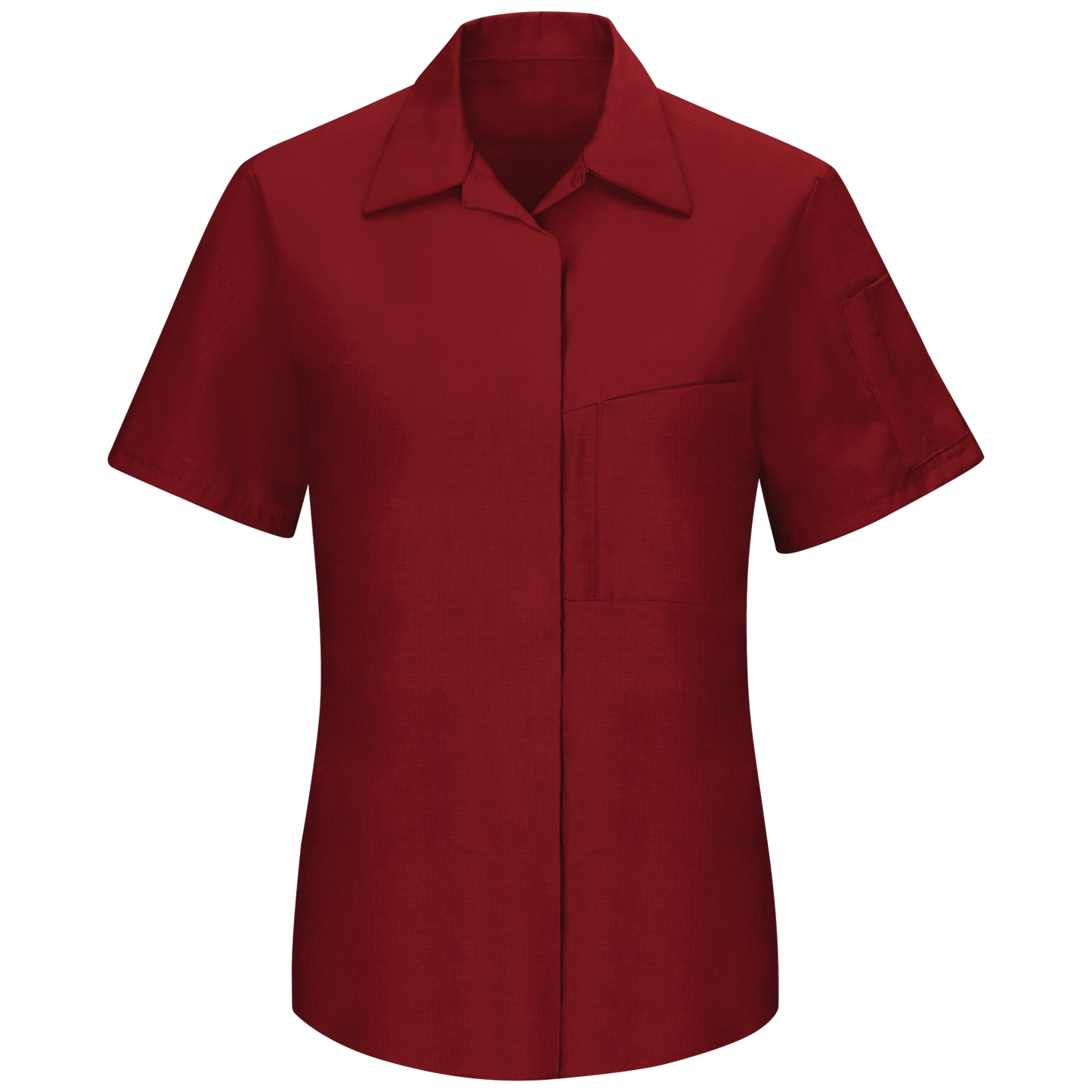 Red Kap Women's Short Sleeve Performance Plus Shop Shirt with OilBlok Technology