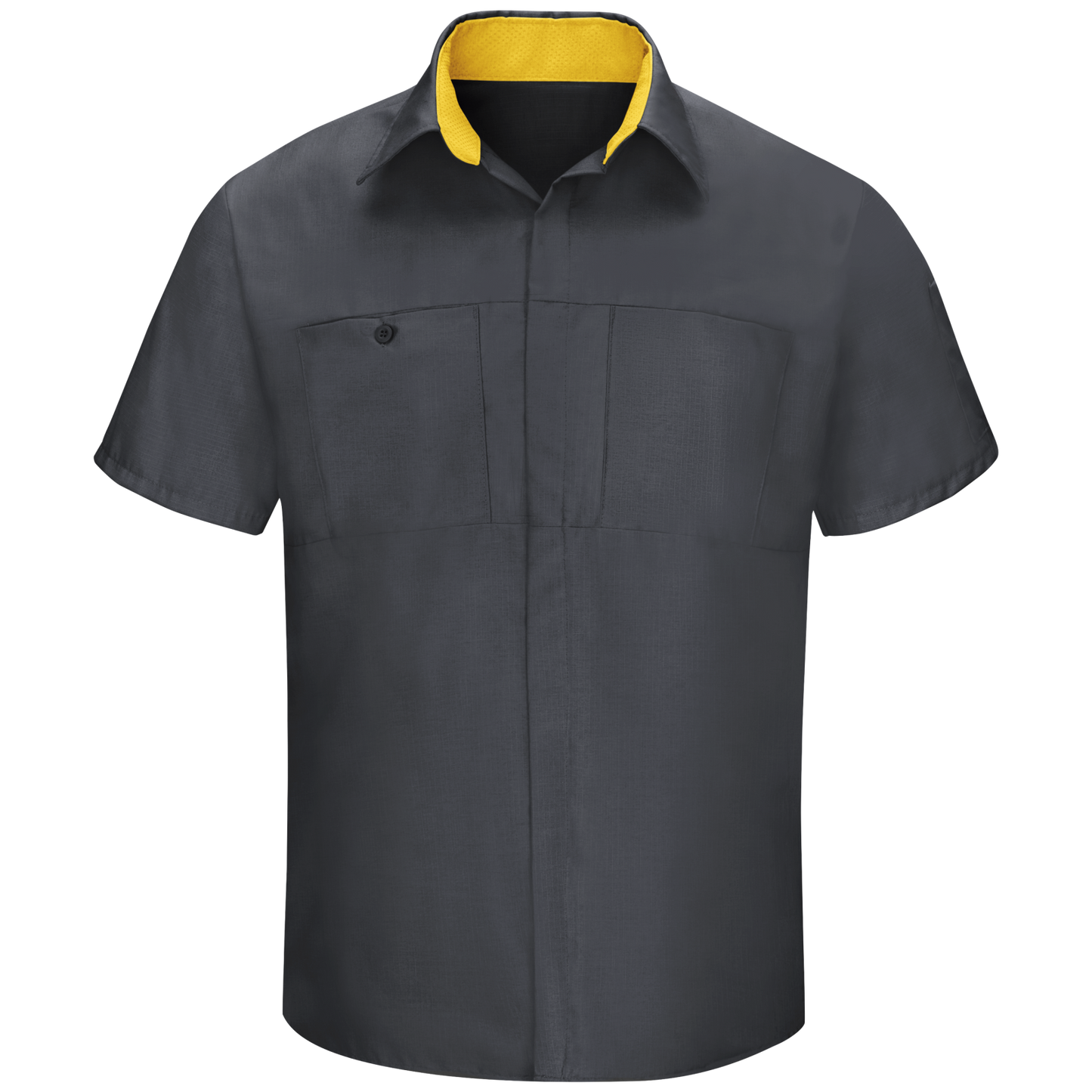 Red Kap Men's Short Sleeve Performance Plus Shop Shirt With Oilblok Technology