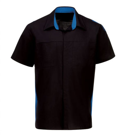 Volkswagen Short Sleeve OilBlok Technician Shirt - Black / Royal