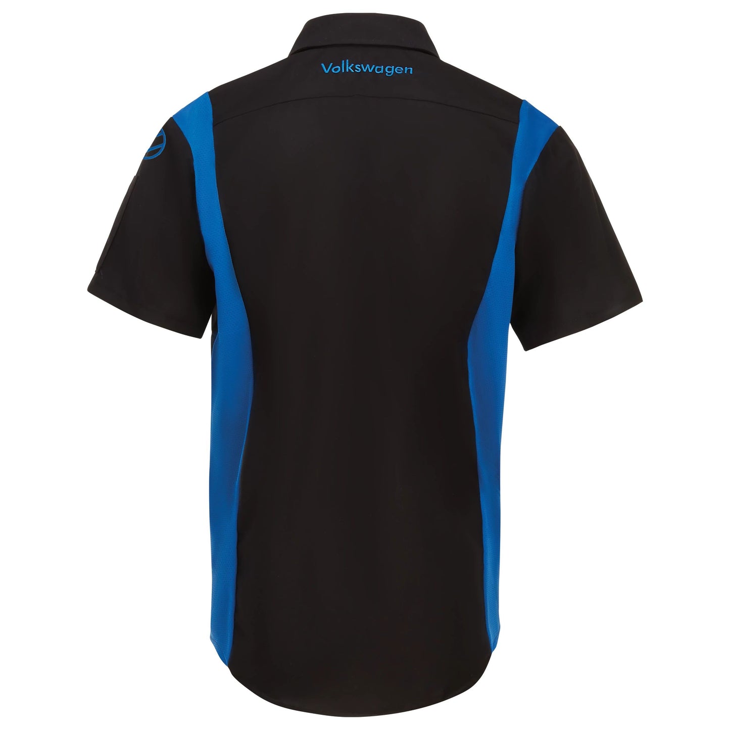 Volkswagen® Short Sleeve OilBLock Tech Shirt - Black / Royal Blue