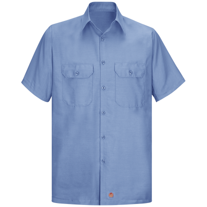 Red Kap Men's Short Sleeve Solid Rip Stop Shirt