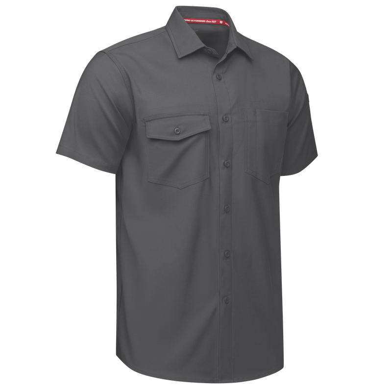 Red Kap Men's Short Sleeve Cooling Work Shirt - Regular