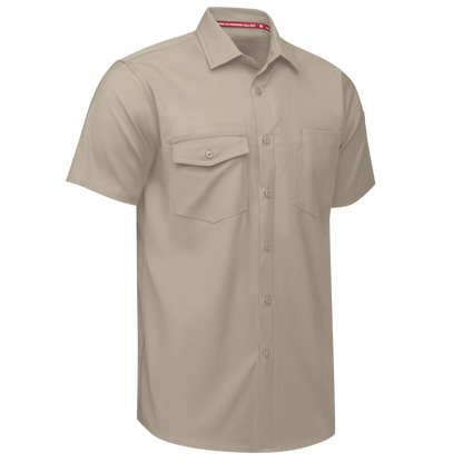 Red Kap Men's Short Sleeve Cooling Work Shirt - Regular