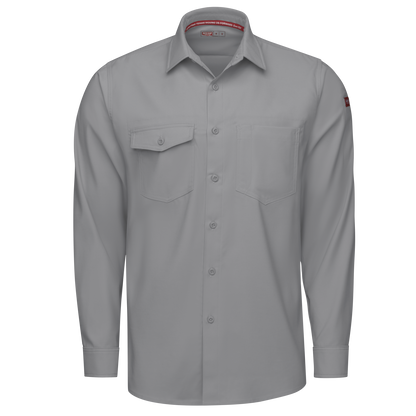 Red Kap Men's Cooling Long Sleeve Work Shirt