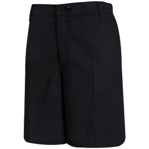 Chevrolet Women's 8" Plain Front Short - Black - PT27BK