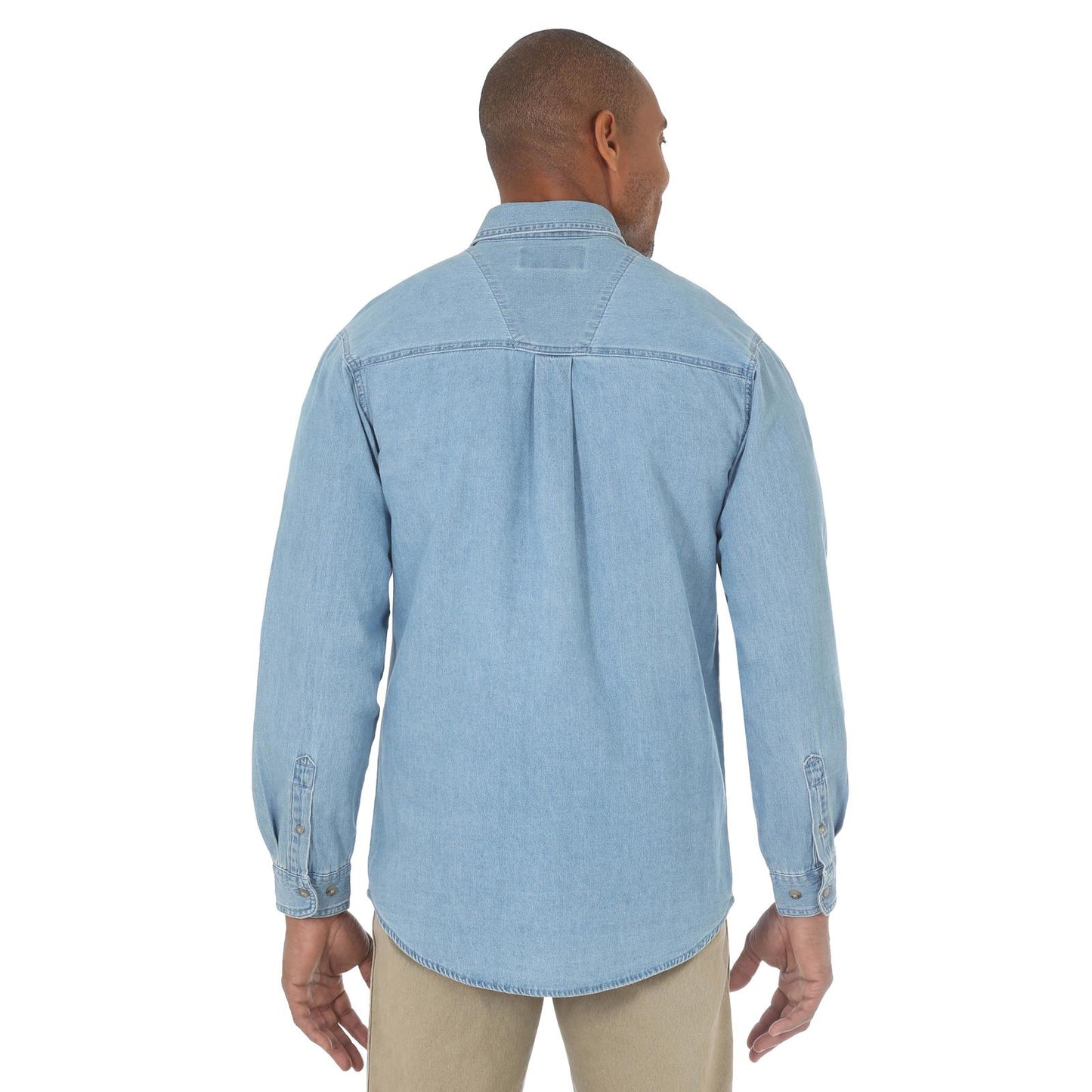 Wrangler Rugged Wear® Denim Basic Shirt - Stonewash