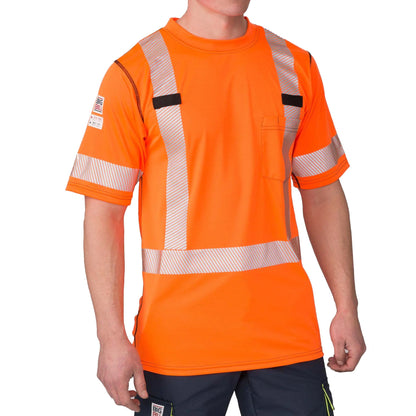 Big Bill High Visibility Short-Sleeve Athletic Performance T-shirt -RT54HVK5 - Basics Clothing Store