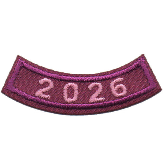 2026 Purple Year Rocker Patch