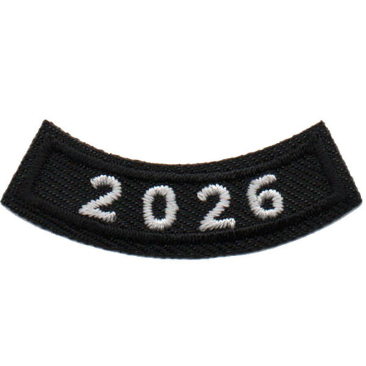 2026 Black Year Rocker Patch